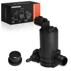 A-Premium Windshield Washer Pump Compatible with Nissan Rogue, Rogue Select, Murano, Armada, NV200, Quest, Cube, NV1500, NV2500, NV3500, Versa Note & Infiniti QX80, QX50, QX56 & Mazda