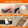 Cinta Antiderrapante Adhesiva Abrasivo Piso Seguridad 10m Blanco