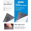 OCEANBROAD Self-Adhesive 96''x23.5'' Boat Flooring Non-Slip Diamond Pattern EVA Foam