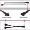 NBWDY RGB Extension Cable for Rock Lights,4PCS 2 Feet Extension