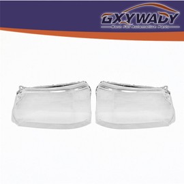 GXYWADY Headlights Pair of Lens Cover Lampshade Replacement for Land Rover Range Rover Sport 2010-2013 Left and Right Side (Passenger and Driver Side)
