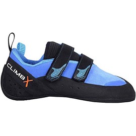Climb X Rave Strap Climbing Shoe 2018 (6.5, Blue)