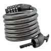 Lumintrail Bike Cable Lock 6 ft Self Coiling 12mm Braided