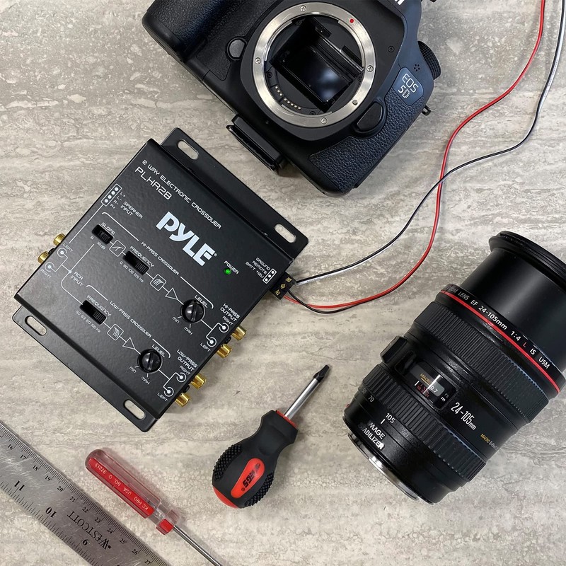 Pyle Electronic Crossover Network - Independent High-Pass/Low-Pass Output Level Controls,