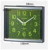 Rhythm Citizen 4RL434-008 Alarm Clock, Radio-controlled Clock, Analog, Easy to