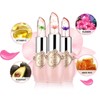 Petansy 6 Pcs Crystal Jelly Flower Nutritious Temperature Changing Lip