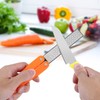 Chazcool Folding Knife Sharpener, 400/600 Grit Knife Sharpener, Folding Double