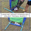 SIYALAICH Pitching & Hitting Net, Portable Baseball & Softball 9