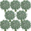 360 Pcs 7 Kinds Mixed Artificial Eucalyptus Greenery Stems Bulk