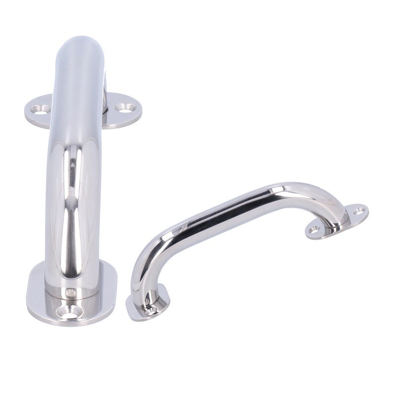 235mm Boat Handle 316 Stainless Steel Polishing Door Handrail for