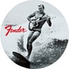 Fender Vintage Ads 4-Pack Coaster Set Bundle with Picks