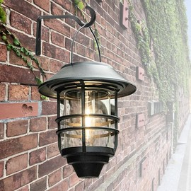 FRENTH 2Pcs Outdoor Hanging Plants Bracket, 6 inch WallMount Plant Hooks, HeavyDuty Metal Hanging Plants Hangers for Flowers Baskets Planter Bird feeders Wind Chimes Lanterns Rustic Home Decor, Black