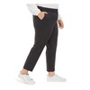 Bar III Womens Plus Office Business Ankle Pants Black 20W