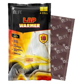 InLife Super Warmer for Lap and Body | All Natural & Safe, Instant Quick Heat, Easy & Comfort | Bigger & Wider Size, Air Activated, Single Use, Stable & Long-Lasting | Odorless, 1 Pack