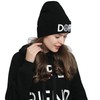 DonDon Women's Beanie Statement Winter Hat, dope
