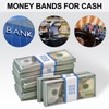 PATIKIL Currency Ribbon Bundles 330 Packages Red Dollars 500 Self