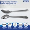 CAMRI Teaspoons Set of 6-13.2 cm / 5.19 in, Stainless