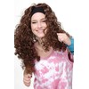 WIG ME UP - LM-153-33# LOCKENPRACHT Perücke mit Stirnband BRAUN