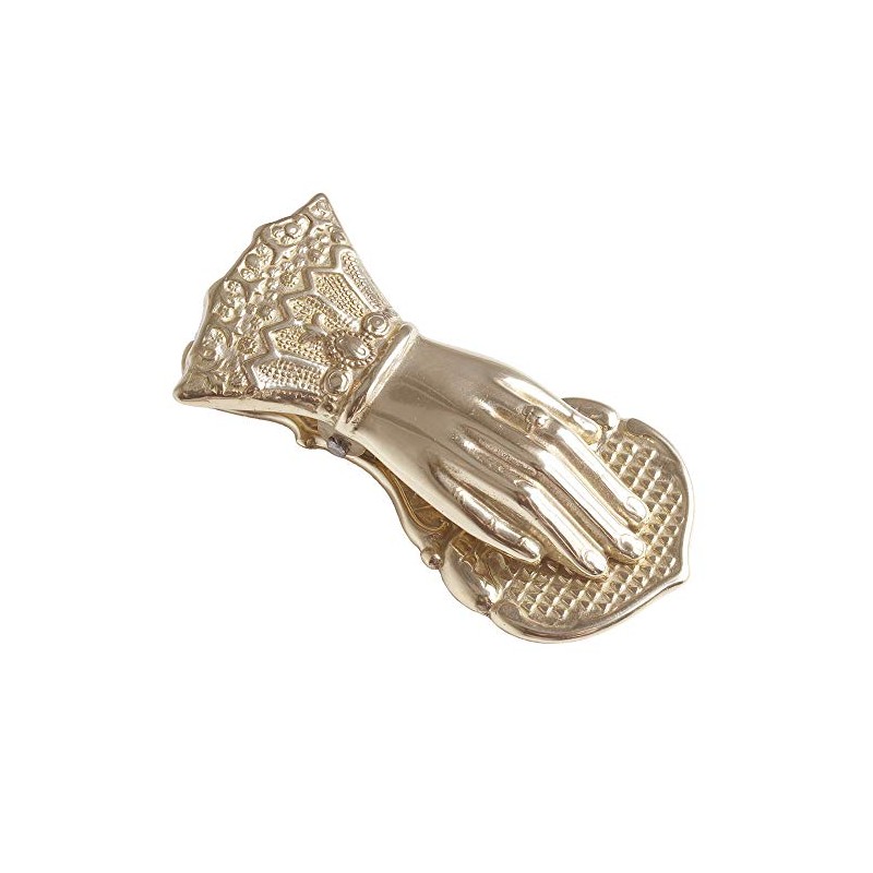 Made in Italy Brass Fine Paper Clip Hand