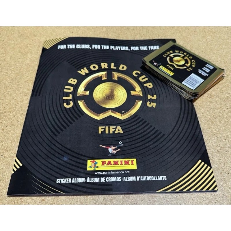 Club World Cup 2025 FIFA Panini Sticker - 10 Packs