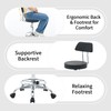 FIRAVOE Office Chair with Back (Adjustable Height Posture Stool 19.5’’-26.6’’)(Drafting