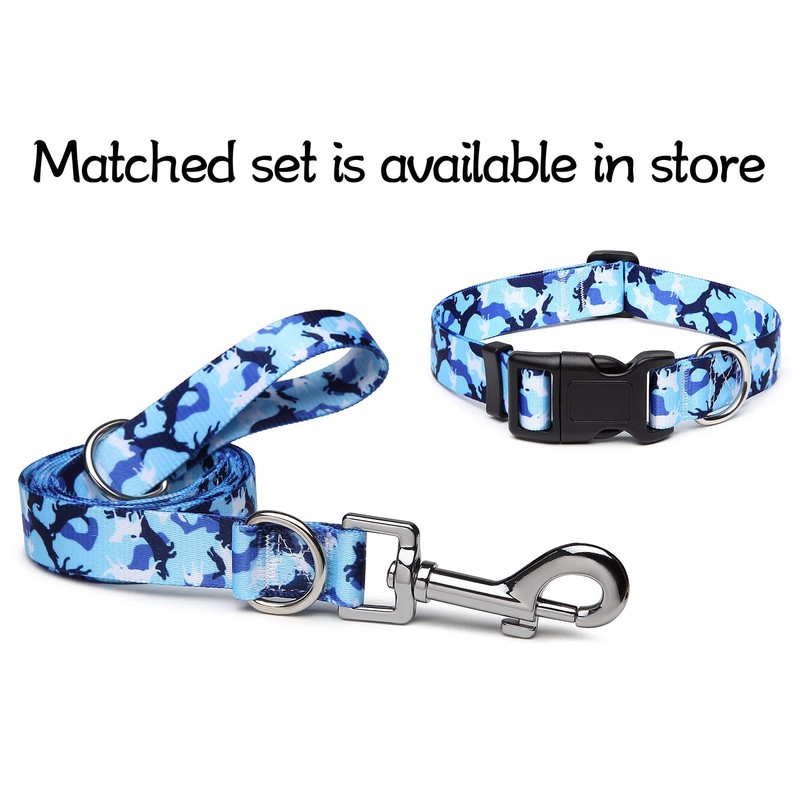 Suredoo Adjustable Nylon Dog Collar with Patterns, Soft Comfy Pet