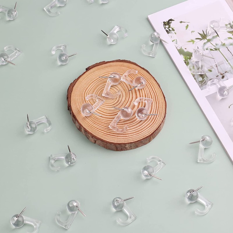 YOUOWO Thumb Tacks Push Pins, 50 Pieces