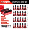 Geinxurn Impact Screwdriver Bits Set, 33 Pieces 1”Multi Head Magnetic