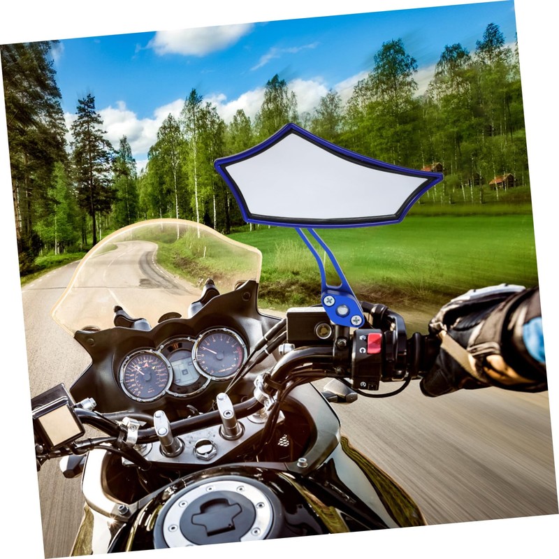 CHILDWEET 1set Motorcycle Rearview Mirrors Handlebar Mirrors for Electric and