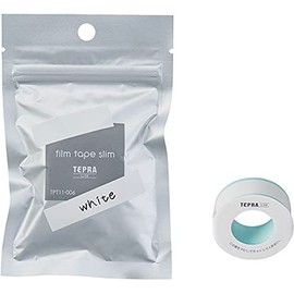 King Jim TPT11-006 "Tepra" Lite Film Tape, White