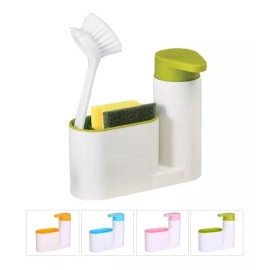 Misore  Dispensador De Jabón Lava Trastes Organizador Fregadero