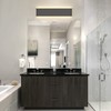 Aipsun 20W/24in Rectangular LED Black Modern Wall Sconce Horizontal Up