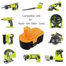 For Ryobi 2Pack For Ryobi 18V PLUS 18 Volt Ni-Mh Battery P100 13022 ABP1801 P101 ABP1803