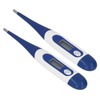 2Pcs Animal Thermometer Plastic Shell Accurate LCD Display Electronic Thermometer