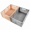 Spesh 2 Pcs Collapsible Storage Boxes Small Storage Crates Stackable