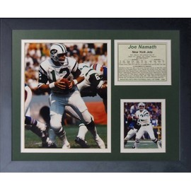 Legends Never Die "Joe Namath Home Framed Photo Collage, 11 x 14-Inch, (11779U)