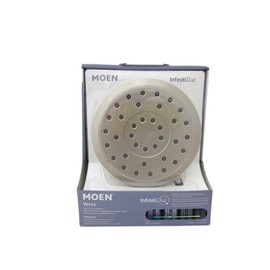 Moen Verso Shower Head Infiniti Dial Brushed Nickle #220R6EPSRN Spot Resistant