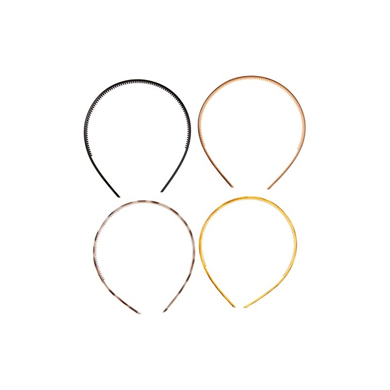 Goody WoMens Classics Diadema, surtido, patrón, 4 unidades