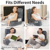 ENITYA 22" XL Back Pillow for Bed Sitting Up, Reading