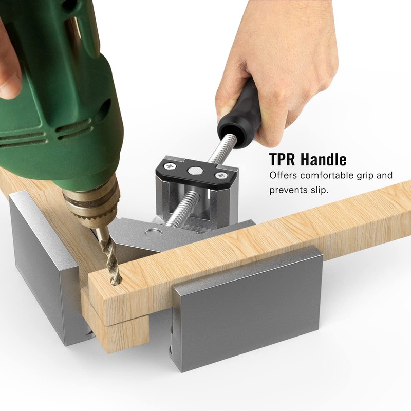 Right Angle Clamp, Housolution [4 PACK] Single Handle 90° Aluminum