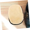 Mikinona Leather Boot Buffing Pad Shoe Polishing Glove Faux Lambswool