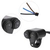 Aramox 12V 10A Motorcycle Handlebar Headlight Brake Fog Light Horn