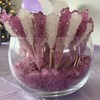 Classic Rock Candy Sticks, Sugar Rock Crystal Lollipops, Individually Wrapped