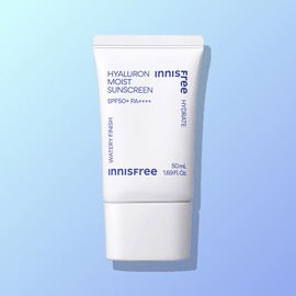 Innisfree Hyaluronic Moisture-Free Sun Cream SPF50+ 50ml, 1 Piece / 이니스프리 히알루론 수분 백탁없는 선크림 SPF50+ 50ml, 1개
