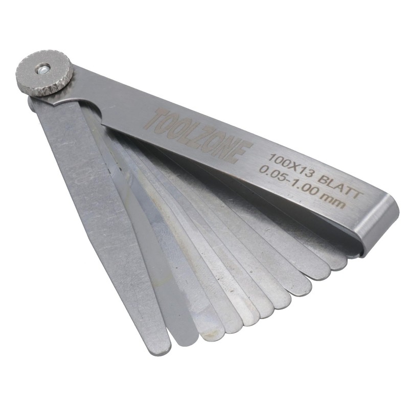 toolzone AU212 13 mm Blade Feeler Gauge - Silver
