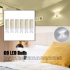6pcs 90LED G9 Light Bulb 9W 220V Dimmable Soft Warm