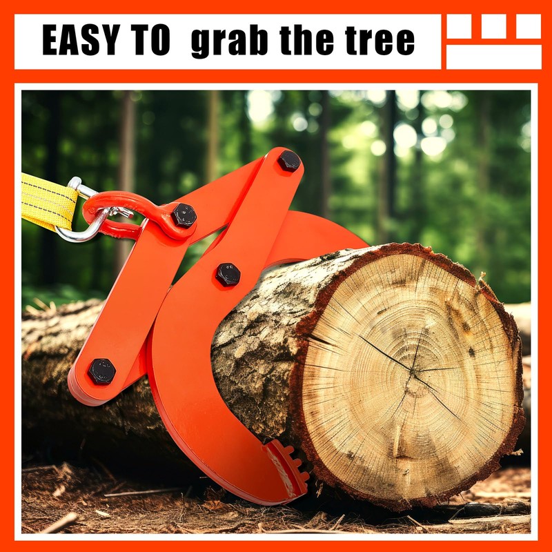 3T/6615 LBS Truck Pallet Puller Clamp Kit Pallet Puller Clamp