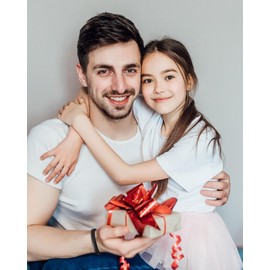 CheersLife Vater Armband, Vater Geschenk, Vater Geburtstag Geschenk von Sohn und Tochter, Vater Armband ES