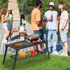 Msnaile Folding Camping Table Portable, Sturdy Extended Outdoor Table for