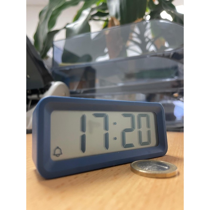 Techno Line WT175 Mini Alarm Clock/Traveler Alarm Clock with Temperature